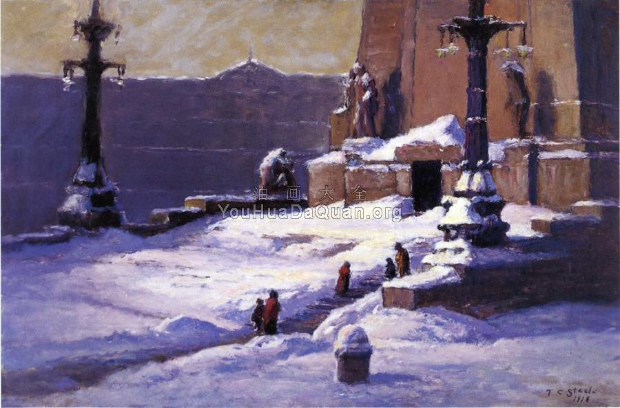 Monument in the Snow - 西奥多·克莱门特·斯蒂尔